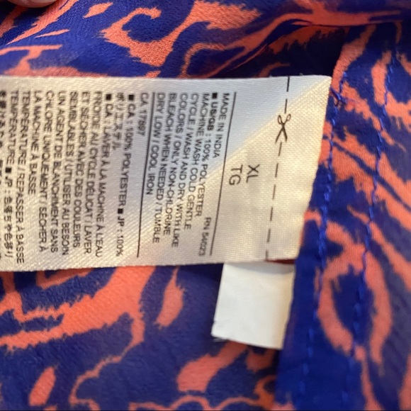 Beautiful design Blouse Banana Republic shirt XL - Picture 4 of 4